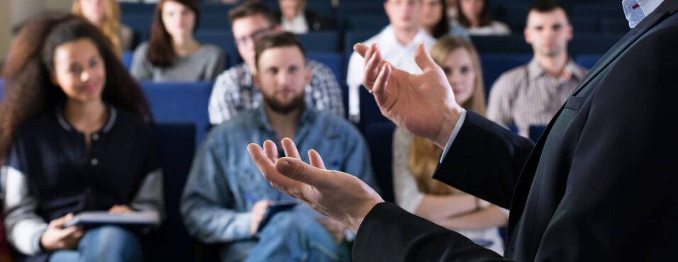Teacher in front of class; science resources for teachers